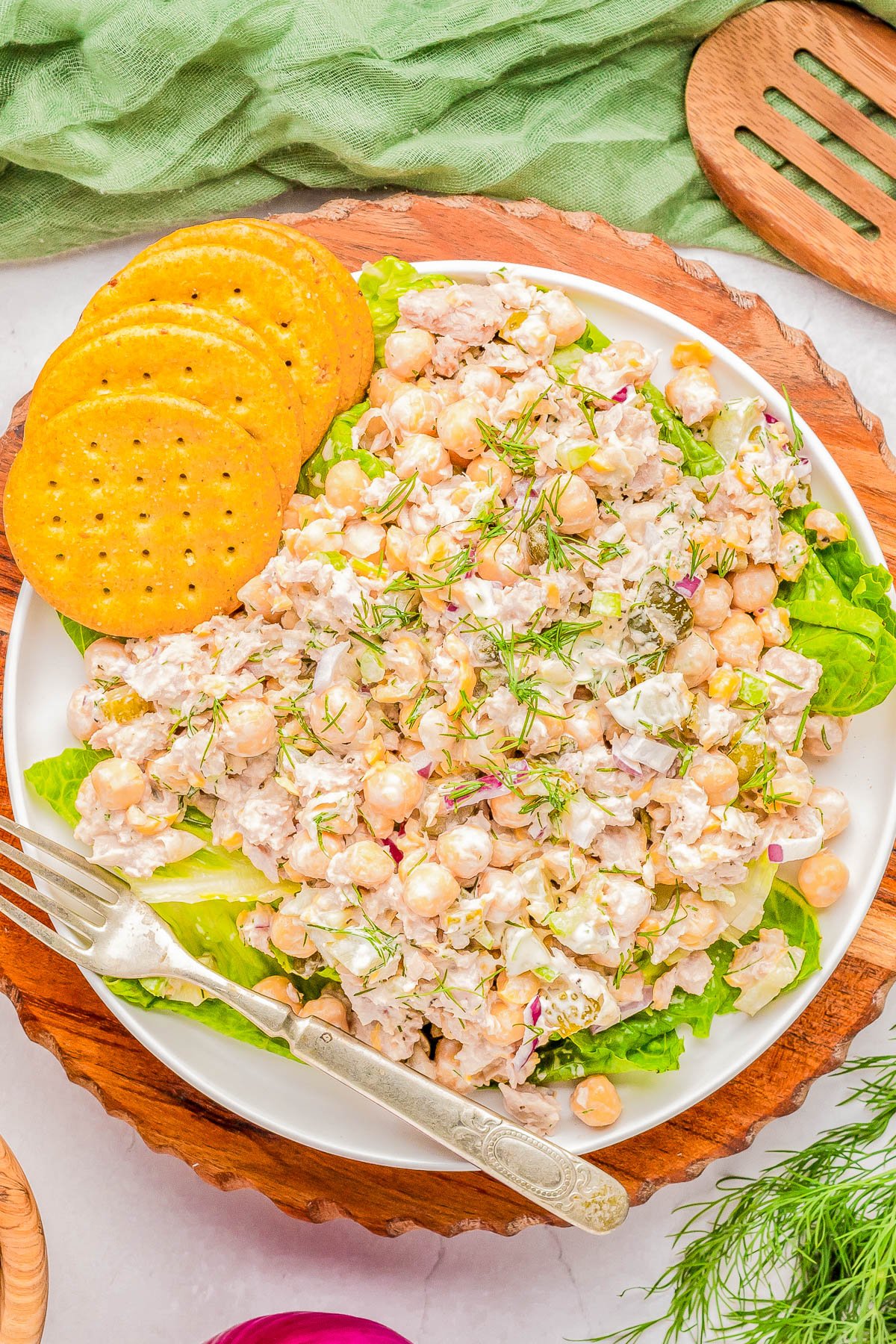 Healthy Side Dishes - Chickpea Tuna Salad 1 Healthy Side Dishes - Chickpea Tuna Salad