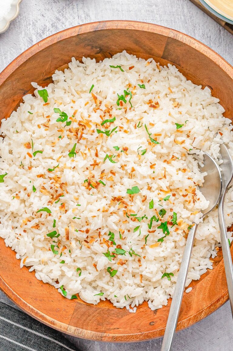 Easy Fluffy Coconut Rice (Restaurant-Quality At Home) 45 Easy Fluffy Coconut Rice (Restaurant-Quality At Home)